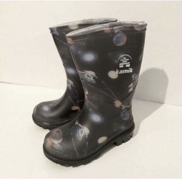 NWT Kamik Stompspace Rain Boots Size 6 - Picture 4 of 10